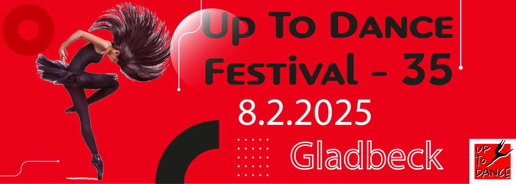 Banner zum Up To Dance Festival 2025